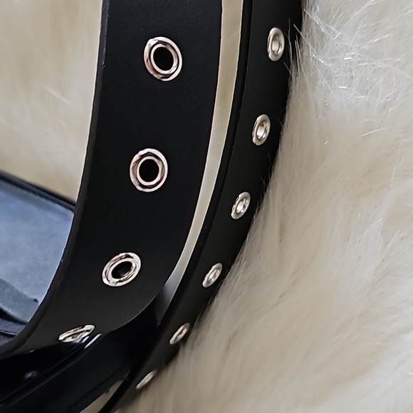 bebe Belt Bag Womens Black Blingy Stones - Picture 5 of 7